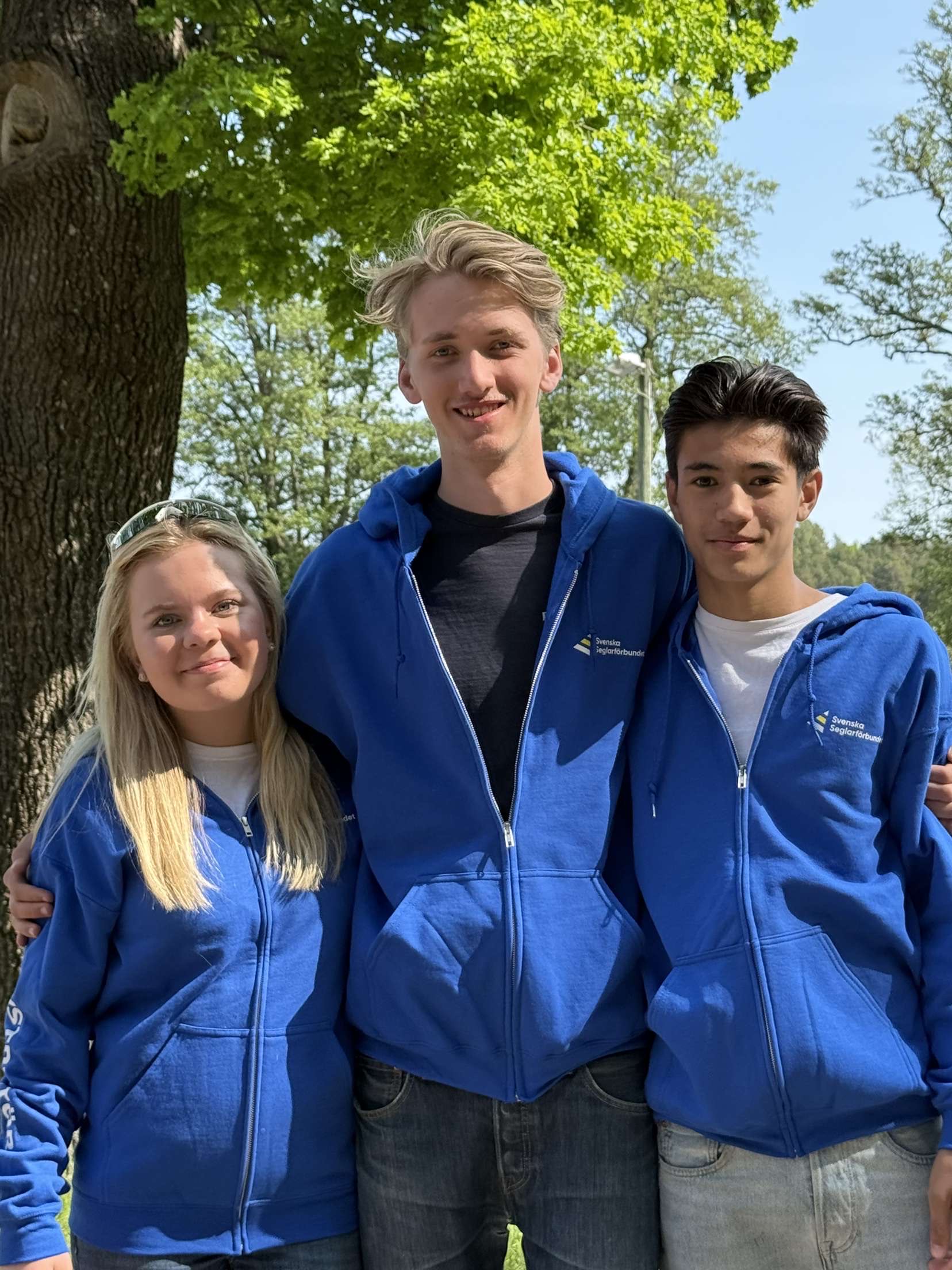 Edward, Sven och Hanna klara Seglingsinstruktörer - Gefle Segel Sällskap