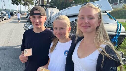 William, Nora och Linnea har seglat i klassiska OS vatten!