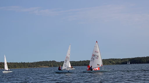 Hanna seglade på Baggen